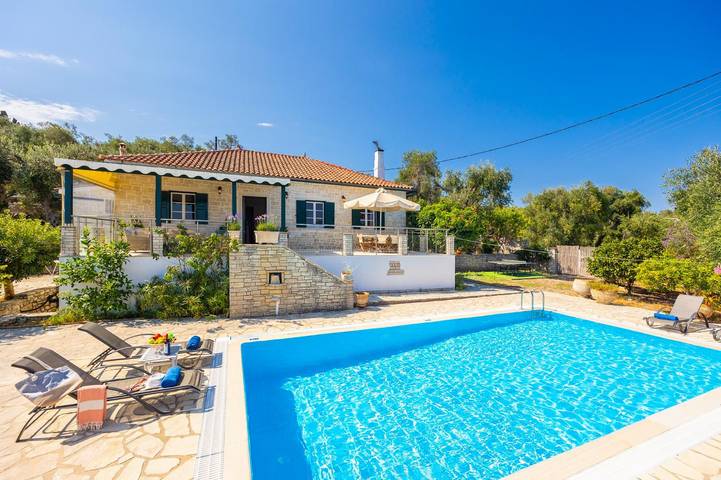 Villa voor 6 personen, met tuin op Paxos