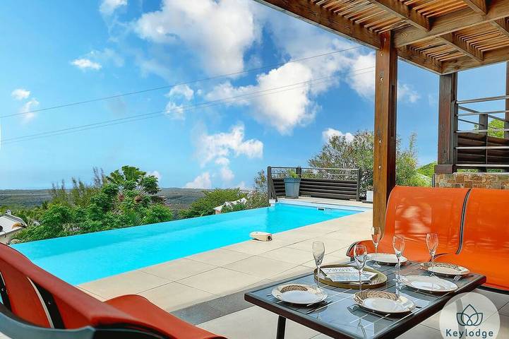 Villa pour 8 personnes, avec jardin et balcon sur l' Île de la Réunion