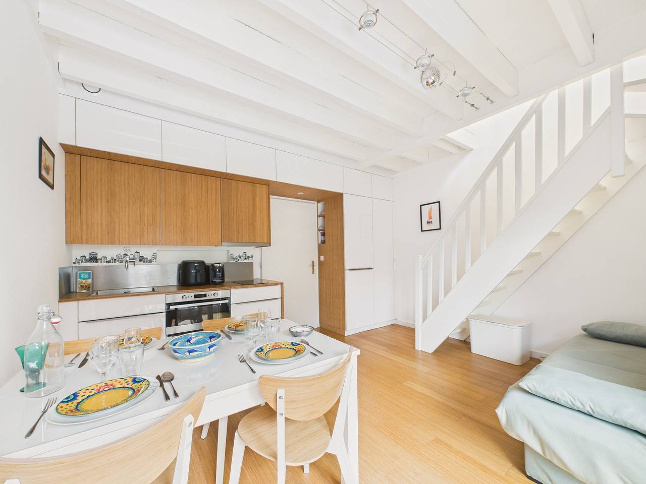 Estudio entero, Appartement pour 4, piscine, mer à 150 m in Préfailles, Côte de Jade