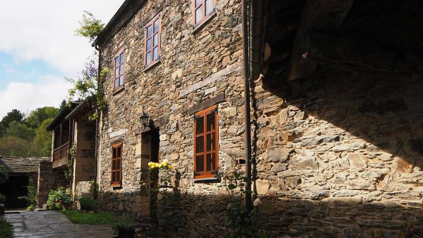 Maison de campagne pour 5 personnes, avec jardin à San Martín de Oscos