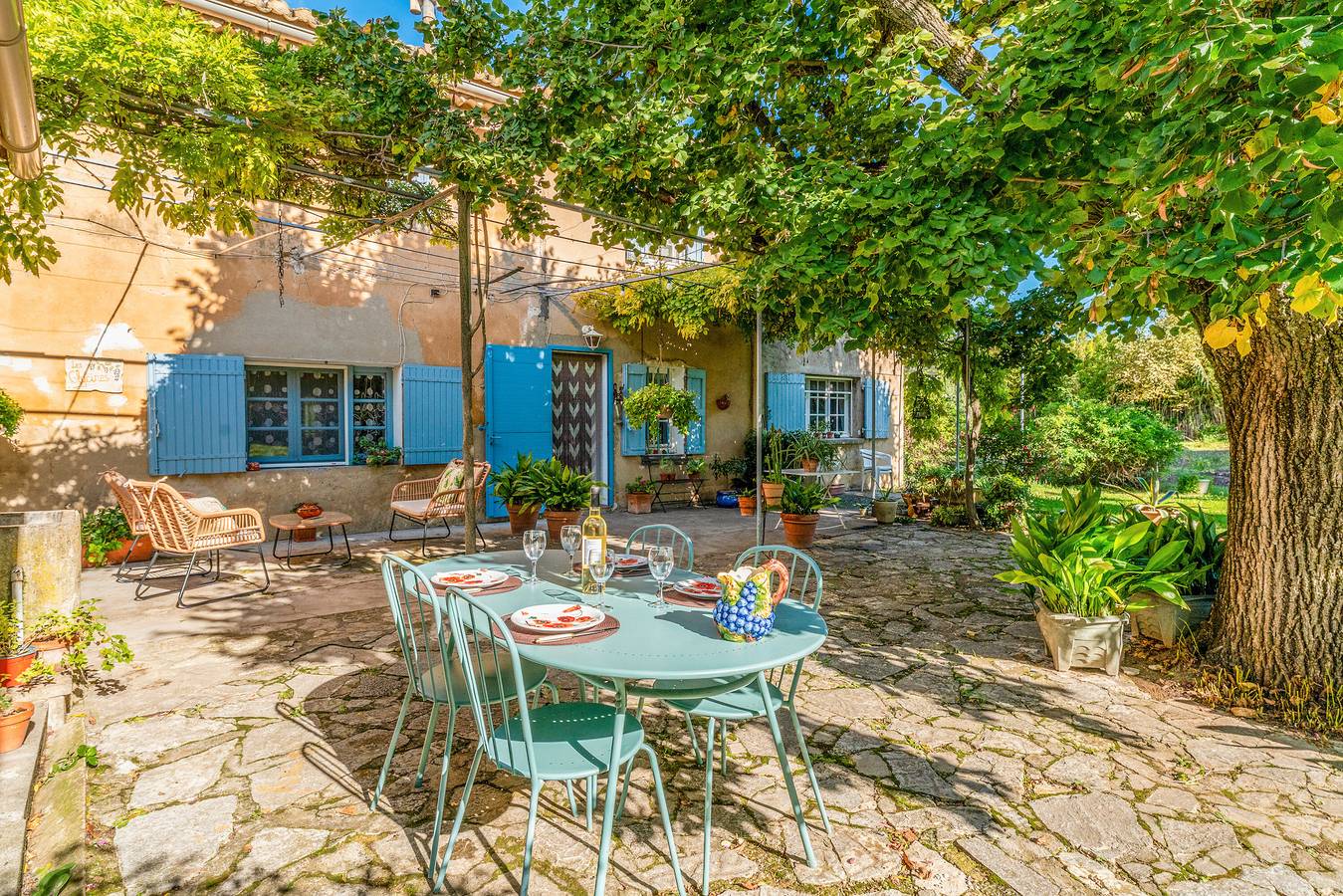 Casa de vacaciones 'Le Mas Des Glycines' con Wi-Fi in Cavaillon, Parque natural regional del Luberon