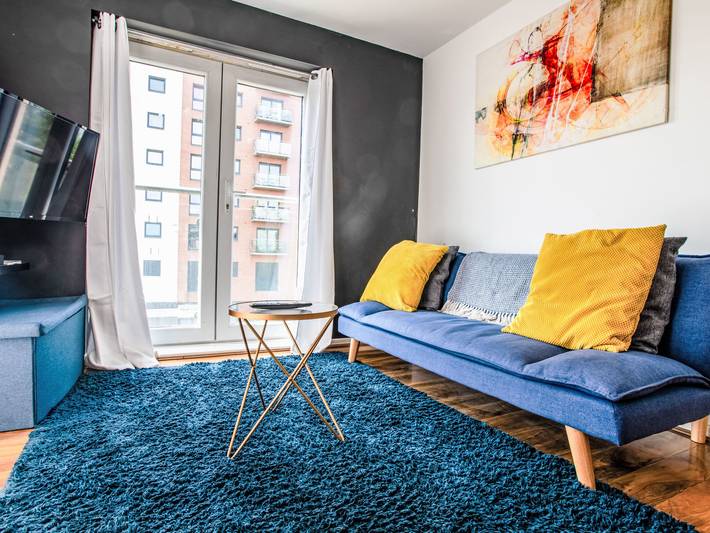 Apartamento entero, 1-Schlafzimmer-Wohnung, 3 Gäste mit Parkplatz und Wi-Fi in Gran Mánchester