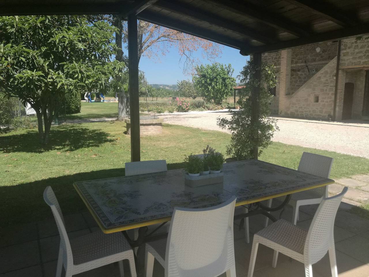 Die Maulbeerbäume auf dem Bauernhof in Torgiano, Provincia de Perugia