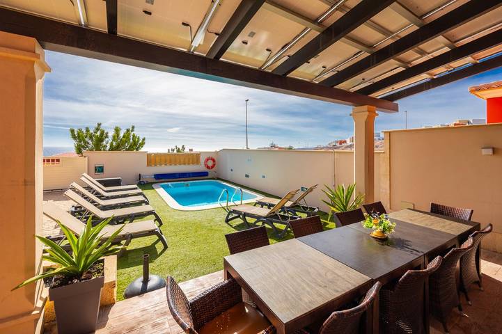 Casa rural para 12 personas, con vistas al mar y jardín en Antigua - 4