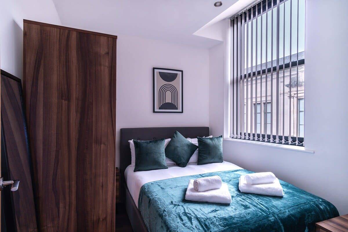 Hel leilighet, Bright 1 Bed Flat w Balcony in Central Liverpool in Liverpool, Merseyside