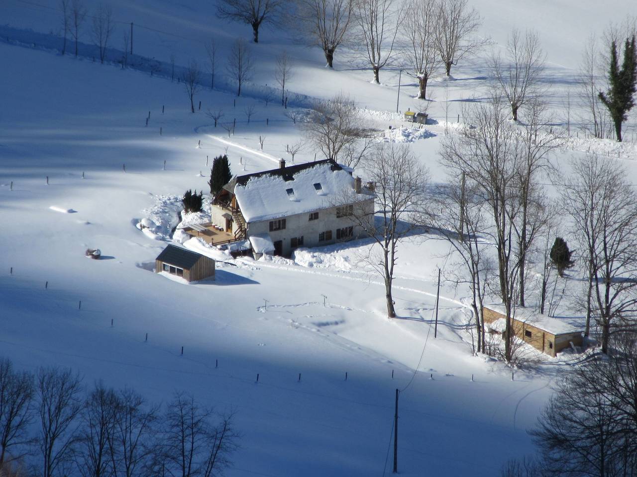 Gîte « Les Alberts - La Coume » con vistas a la montaña y jardín privado in Arrens-Marsous, Parque nacional de los Pirineos