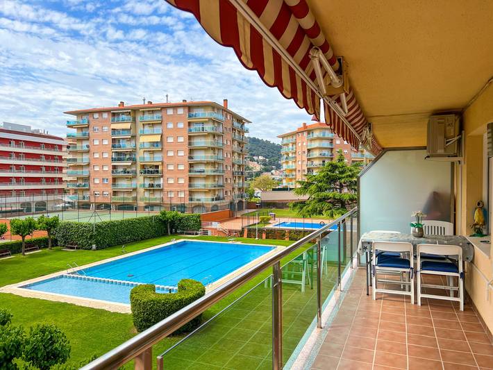 Vakantieappartement voor 2 personen, met zwembad en tuin in Santa Susanna