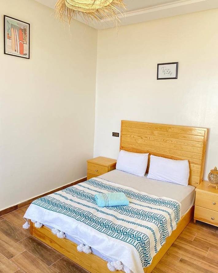 Maison d’hôte pour 6 personnes, avec terrasse et jardin, animaux acceptés dans Aftas Imsouane