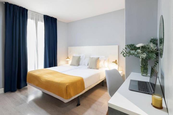 Casa de huéspuedes para 2 personas, con Balcón y Terraza en Atocha
