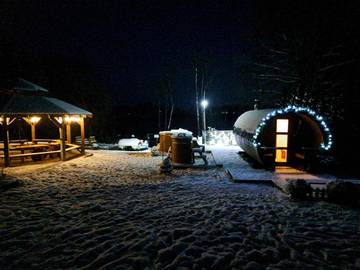 Ferienhaus für 2 Personen, mit Sauna und Ausblick sowie Garten, mit Haustier in Polen