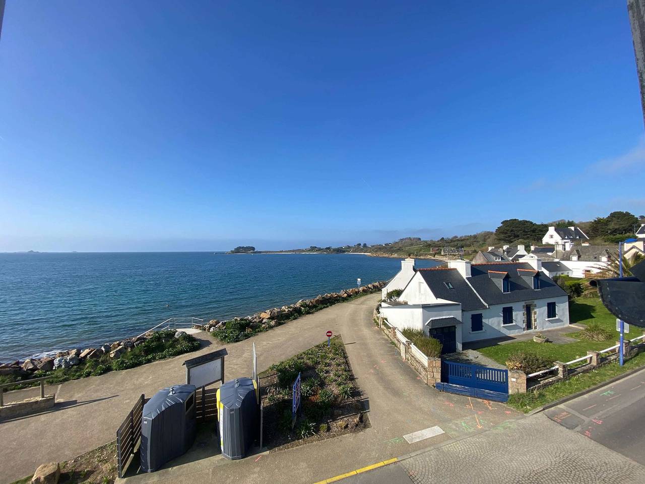 Maison de vacances pour 10 personnes avec vue sur l’océan in Térénez, Plougasnou
