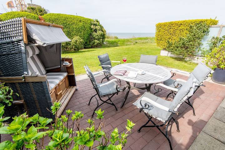 Ferienwohnung für 3 Personen, mit Terrasse und Garten