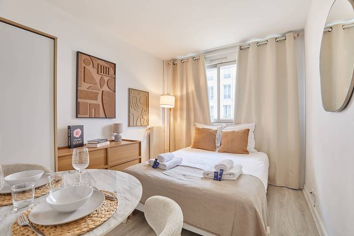 Studio pour 2 personnes, adapté aux familles