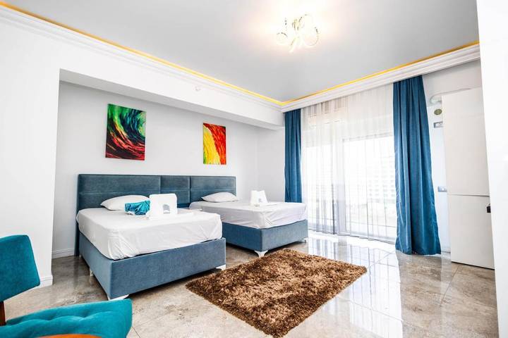 Appartement de vacances pour 2 personnes, avec vue ainsi que balcon et piscine