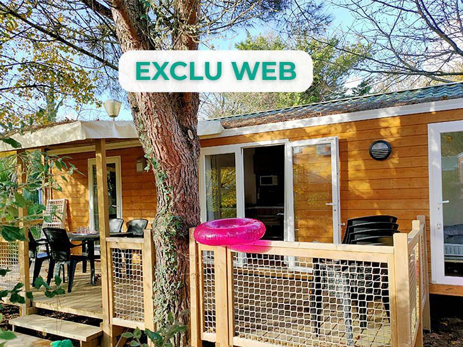 Camping Le Paradis - Mobilhome 8 personnes - Cottage Confort 4 chambres 2 salles de bains in Talmont-Saint-Hilaire, Vendée