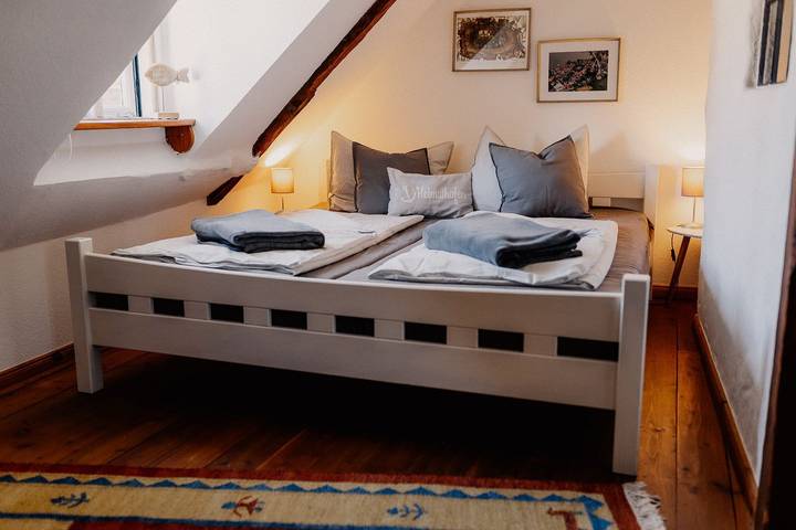 Appartement entier, Ferienwohnung "Fischerhuus Schleswig" - nur 100 Meter vom Wasser entfernt in Schleswig, Grünes Binnenland