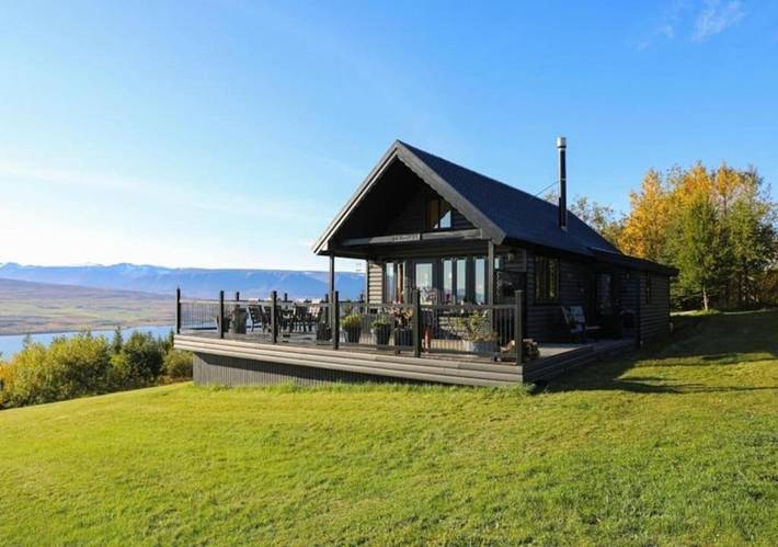 Casa rural para 5 personas, con jardín y vistas en Islandia