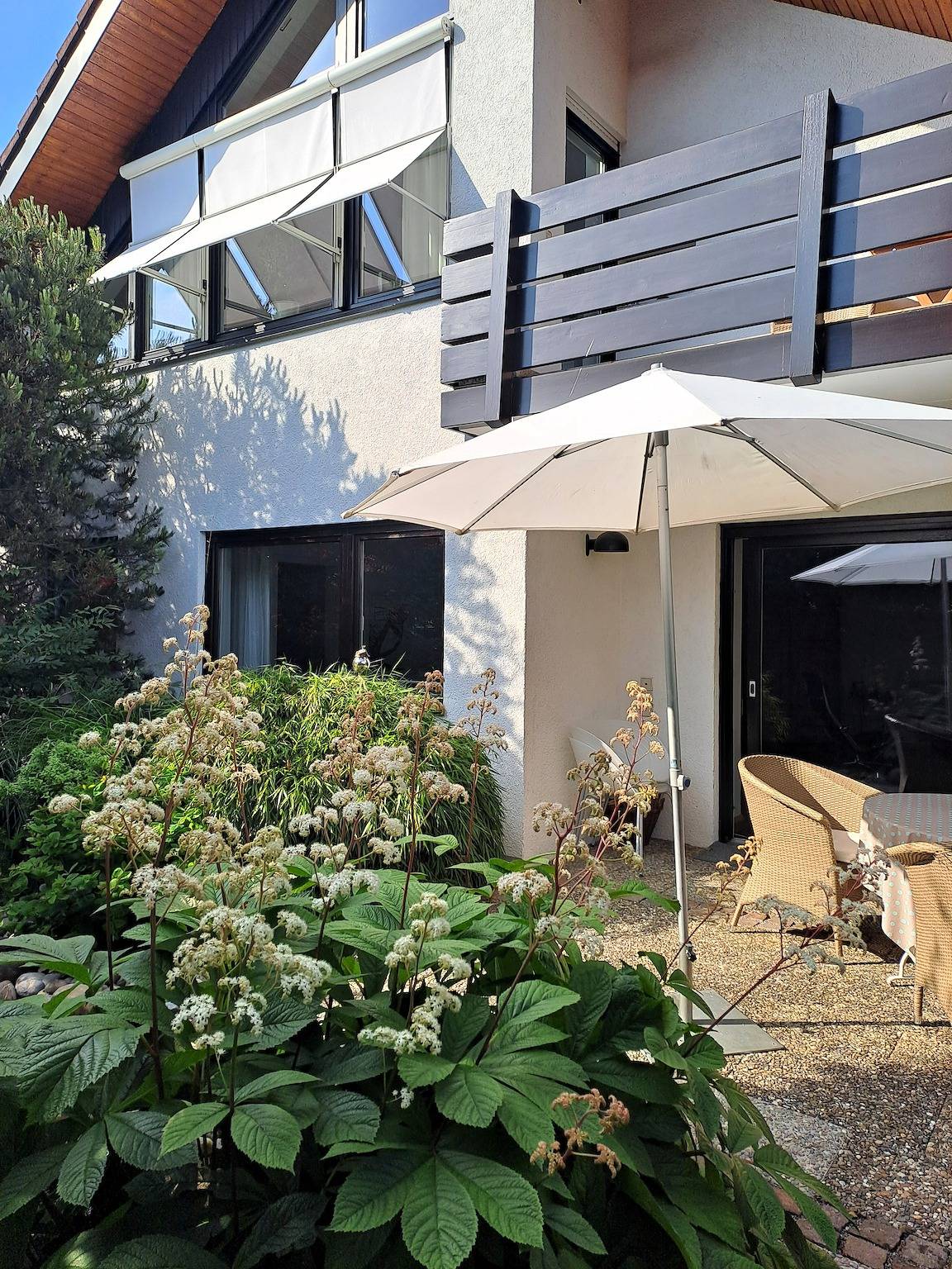 Ganze Wohnung, 'Studio, 1-Zimmer-Fewo' mit Gemeinschaftsgarten, Balkon und Wi-Fi in Kippenhausen, Immenstaad am Bodensee