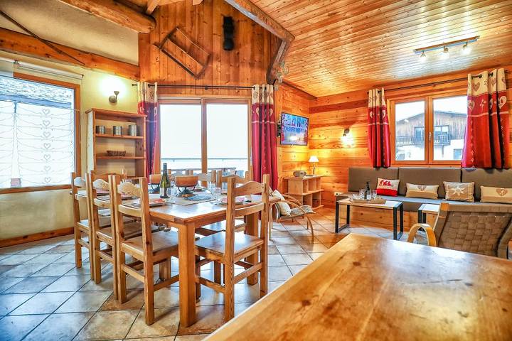Maison de vacances pour 10 personnes, avec Terrasse à Aussois