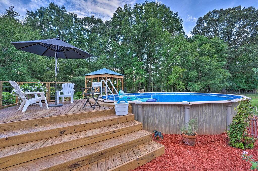 Ganze Wohnung, Country-Chic Studio w/ Pool + Stable Access! in Union County (NC)