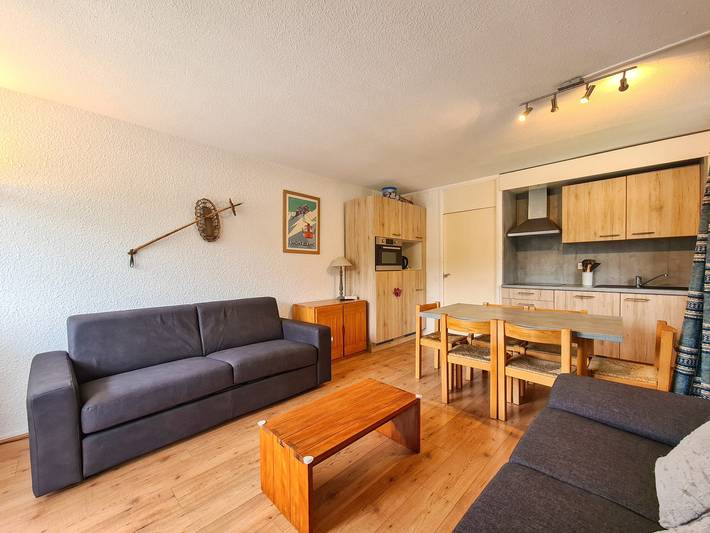 Appartement de vacances pour 6 personnes, avec terrasse, animaux acceptés dans Flaine