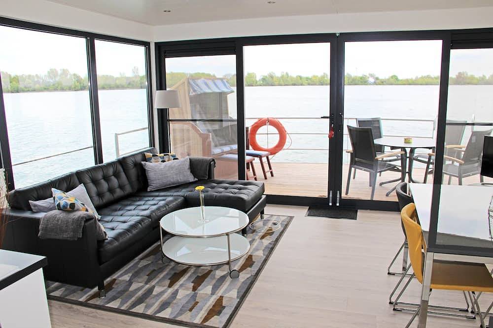 Floating 44 – komfortable Hausboote bei Xanten mit tollem Seeblick in Xanten, Niederrhein