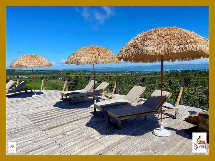 Casa de huéspuedes para 2 personas, con jardín y vistas además de piscina y terraza en Guadalupe