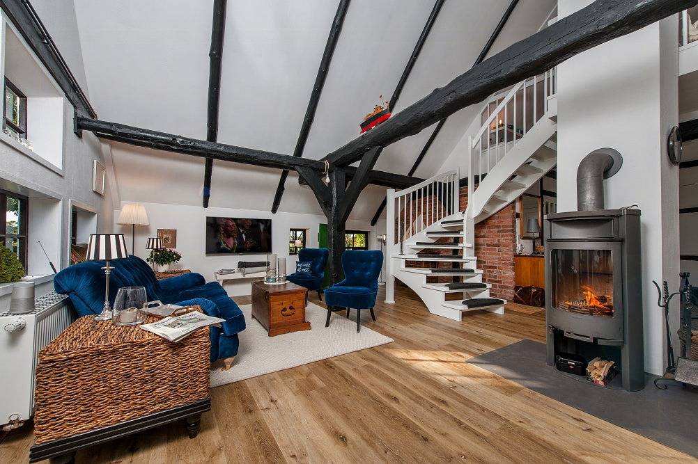 Reethaus von 1870 mit Sauna am Jadebusen in Stadland, Nordseeküste