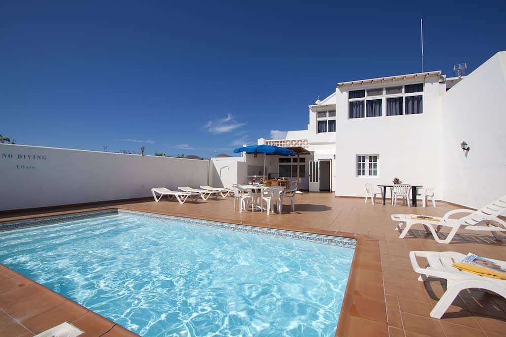 Villa Mar es de 4 dormitorios con piscina privada a 300 metros de la playa, Playa Pocillos in Puerto del Carmen, Tías
