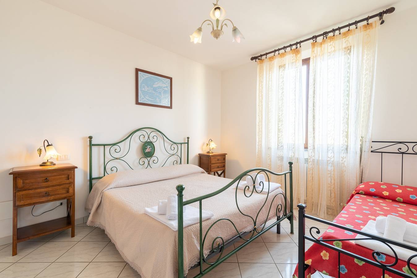 Appartamento "Papà Giuseppe La Terrazza" con piscina in comune e Wi-Fi in Provincia di Arezzo
