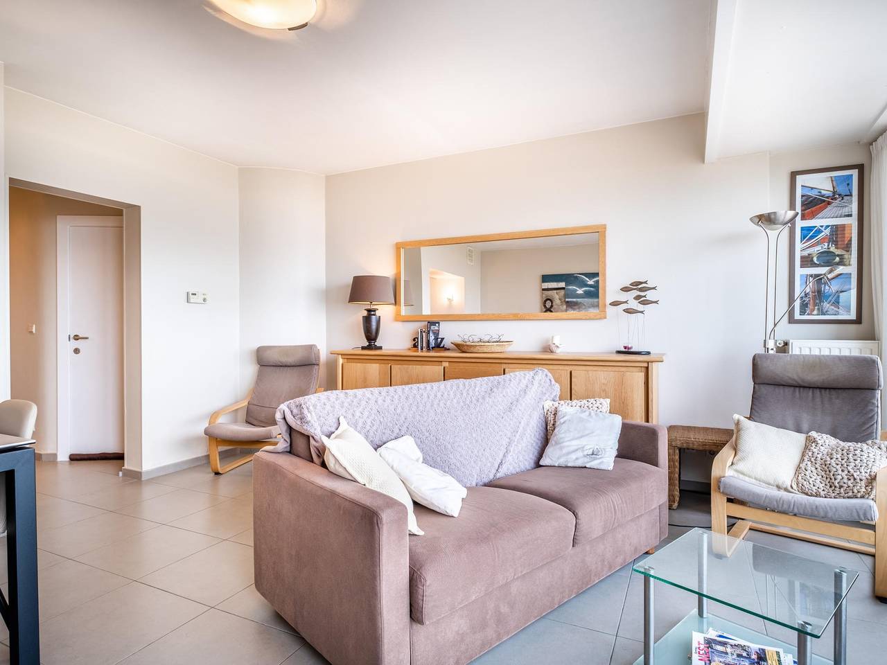 Entire apartment, Beautiful flat with frontal sea views in Koksijde-Bad, Koksijde