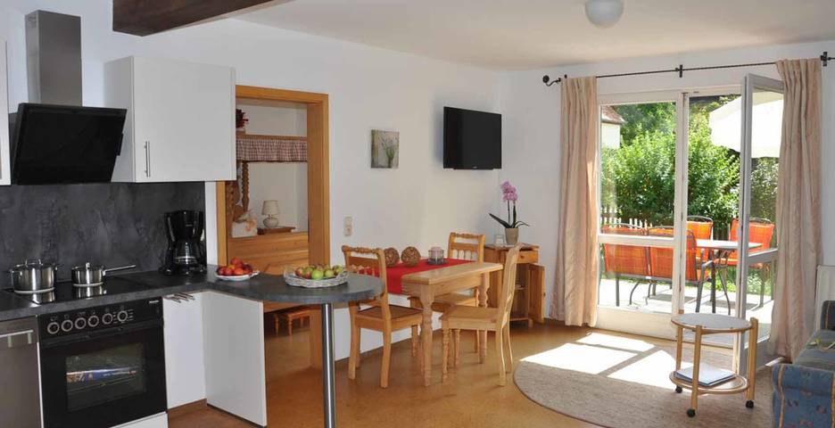 Ferienwohnung für 3 Personen, mit Balkon/Terrasse und Terrasse sowie Garten in Bad Windsheim - 4