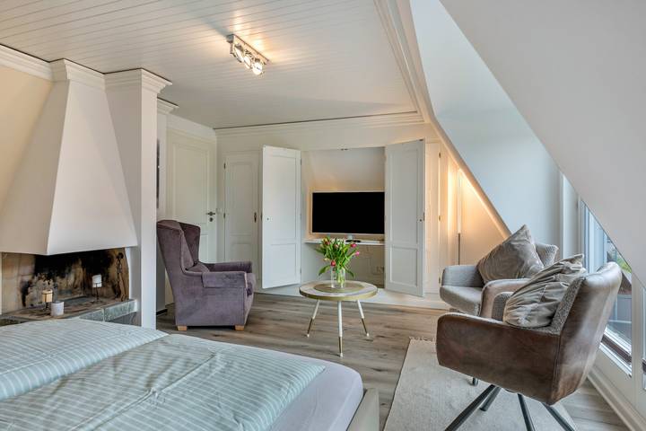 Ferienwohnung für 2 Personen, mit Balkon und Garten