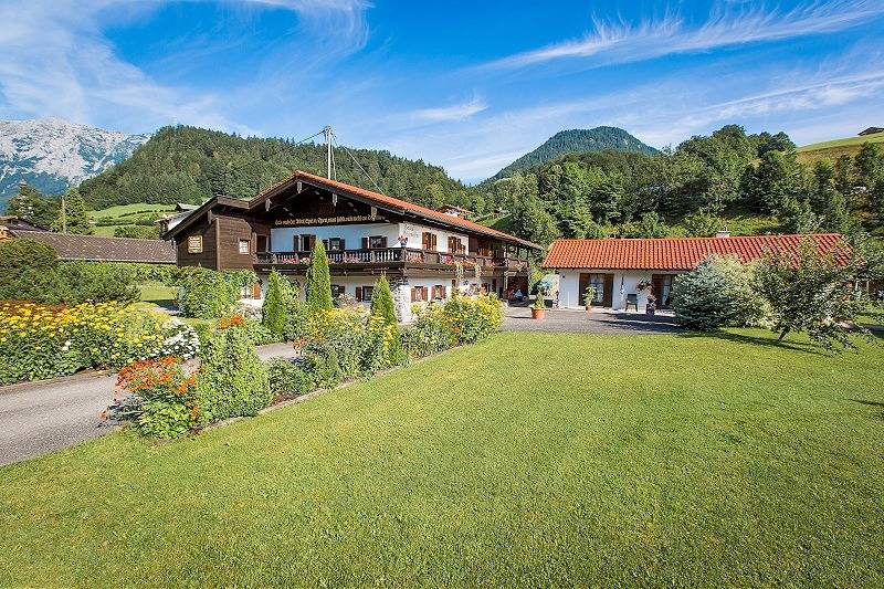 Ganze Ferienwohnung, Gästehaus Hösmader Ferienwohnung - Ferienhaus Nr. 2, 1-2 Personen, 54 qm, Terrasse, W-Lan, Erdgeschoss in Ramsau bei Berchtesgaden, Berchtesgadener Alpen