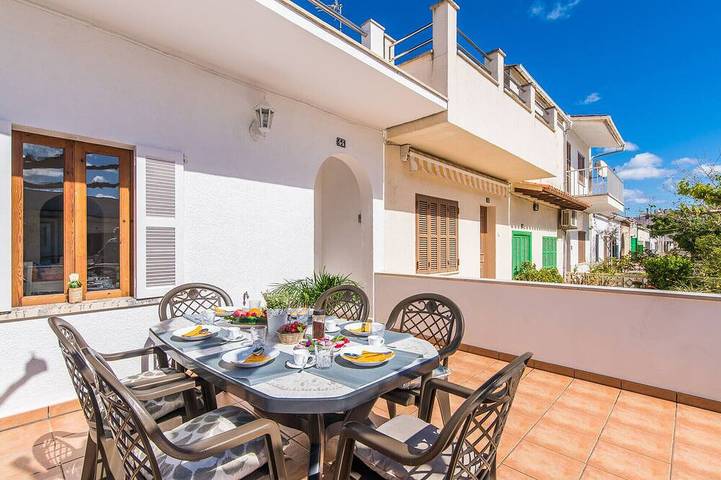 Ferienhaus für 4 Personen, mit Terrasse und Garten in Can Picafort