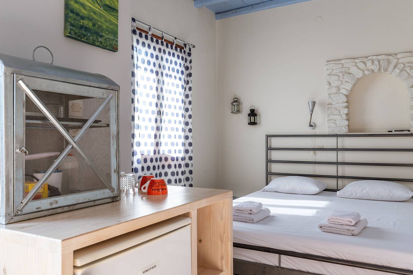 Studio 'En Tino 3' avec balcon, Wi-Fi et climatisation in Tinos