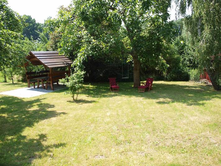 Ganze Ferienwohnung, Ferienhaus Am Wiesengrund - Ferienhaus in Dreiheide, Nordsachsen