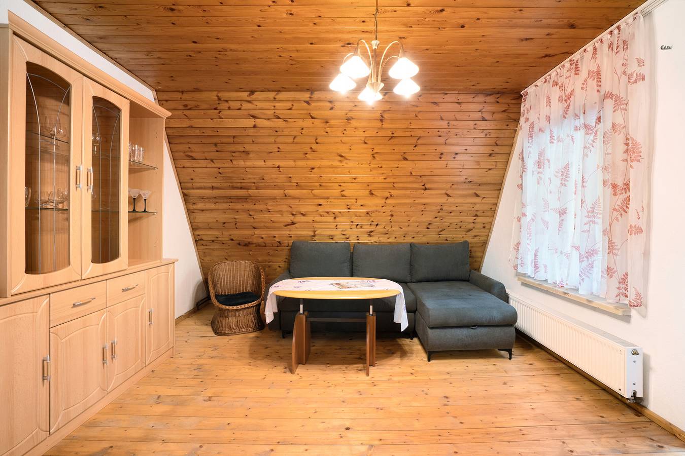 Ganze Wohnung, Ferienwohnung 'Finnhütte' mit Balkon in Niesky, Oberlausitz-Niederschlesien