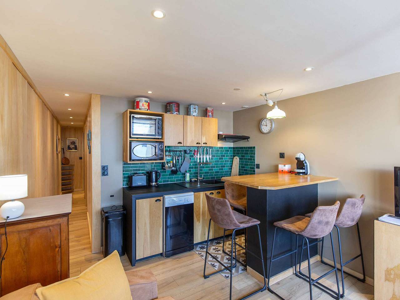 Studio entier, Charmant appartement 4 pers déco montagne proche pistes in La Mongie, Bagnères-de-Bigorre