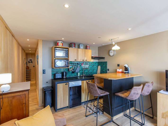 Studio pour 4 personnes, avec Balcon