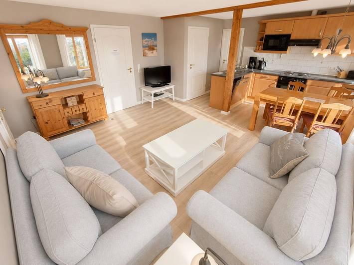 Ferienwohnung für 4 Personen, mit Garten und Ausblick, mit Haustier in Sahrensdorf - 2
