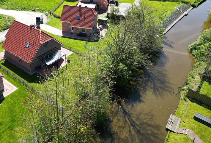Ferienhaus für 6 Personen, mit Terrasse und Garten sowie Sauna und Ausblick in Eilsum - 3