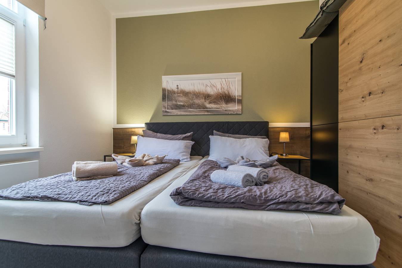 Ganze Wohnung, Ferienwohnung 'Taletta I' mit Gemeinschaftsterrasse, Gemeinschaftsgarten und Wi-Fi in Langeoog