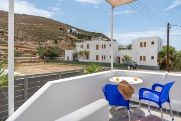 Gîte pour 2 personnes, avec jardin dans Patmos