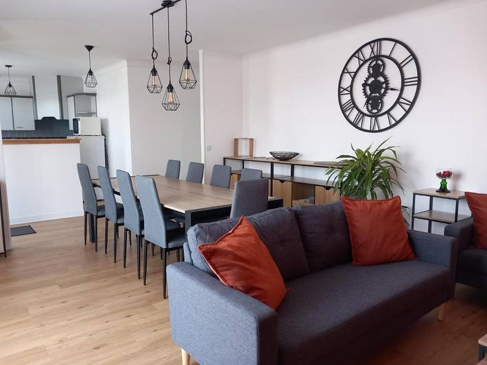 Maison de vacances pour 10 personnes, avec jardin