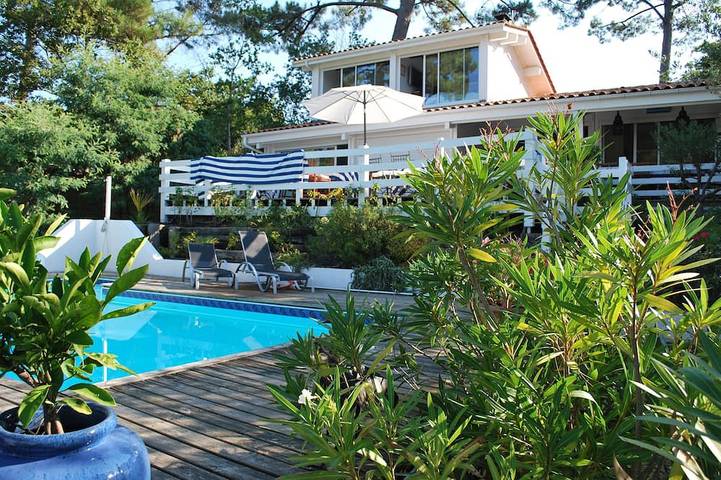 Villa pour 13 personnes, avec Terrasse et Jardin sur la Dune du Pilat