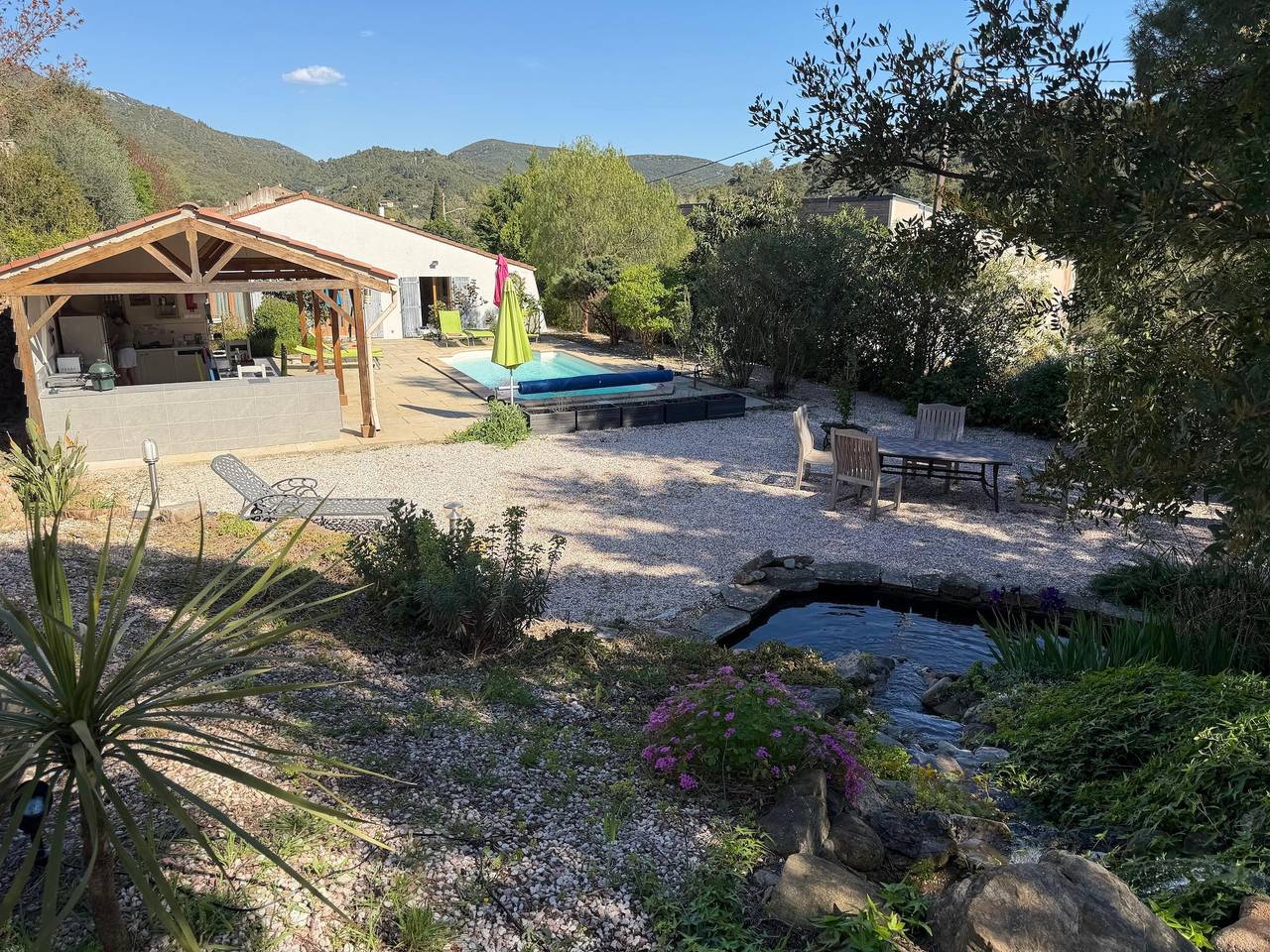 La Rocaille, casa para 6 con piscina in Roquebrun, Region de Béziers