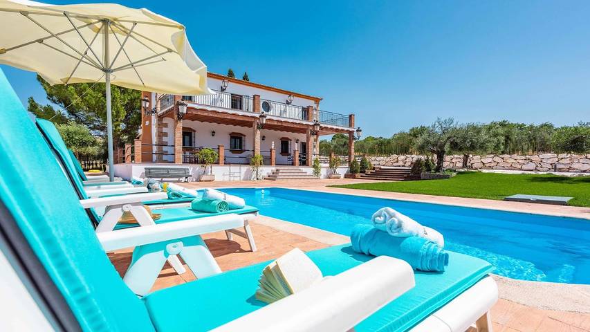 Casa rural para 10 personas, con Balcón/Terraza y Piscina en Ronda - 3
