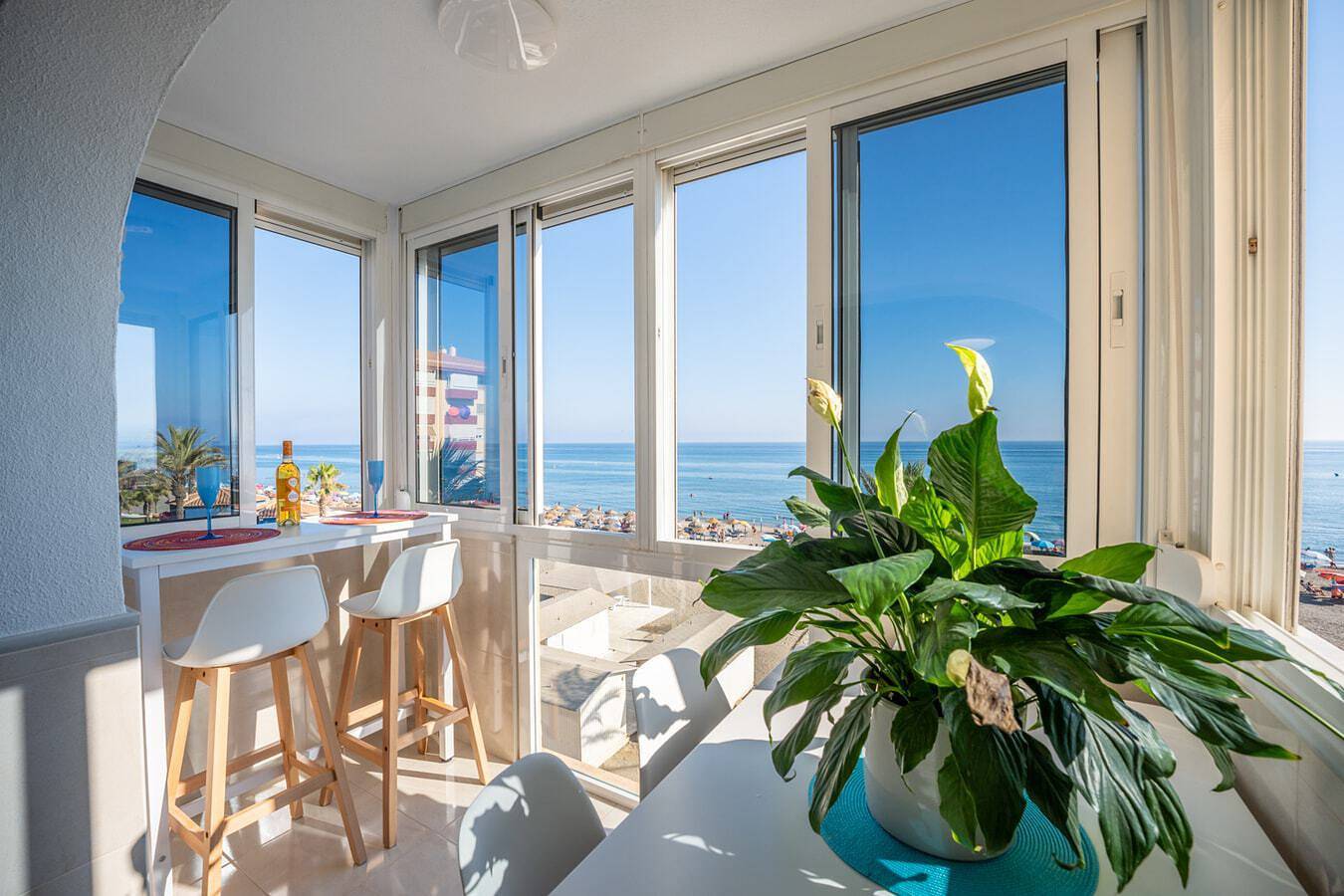 Geheel appartement, Vakantieappartement voor 3 personen met balkon in Torrox Costa, Torrox