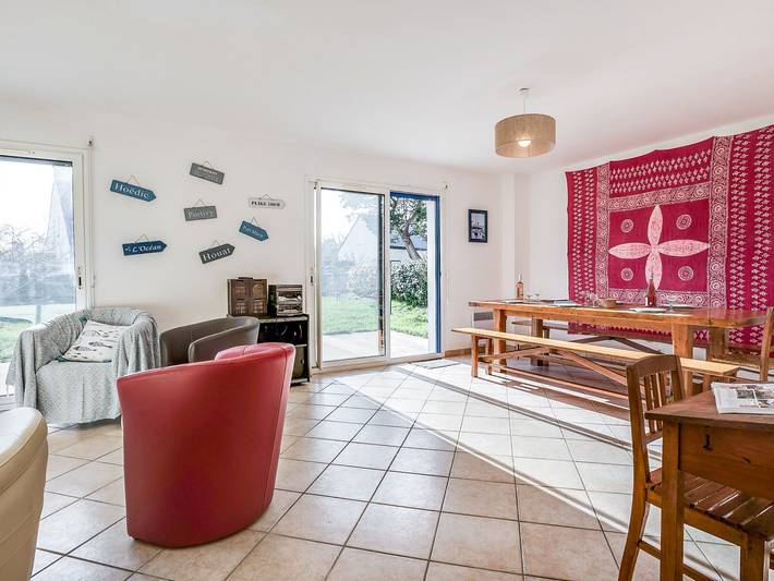 Location de vacances pour 8 personnes, avec terrasse et jardin dans Plage de Keraude - 4